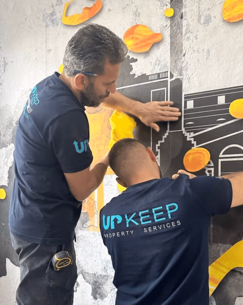 employees working upkeep london