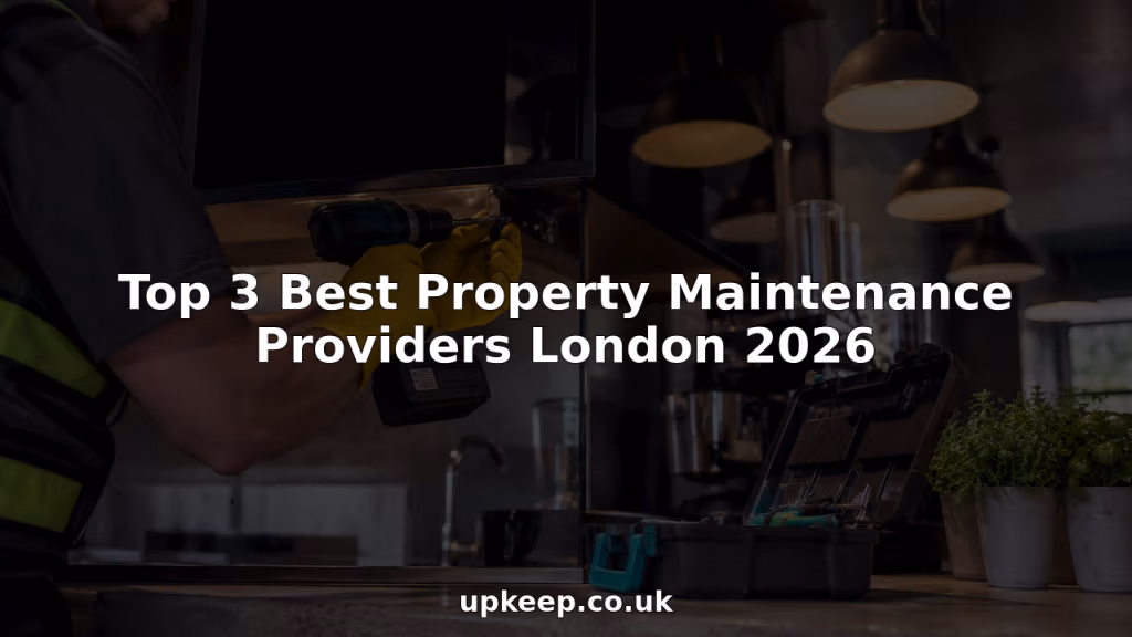 Hands using drill for property maintenance in London kitchen