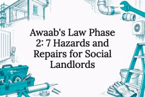 Decorative repair tools frame the article title