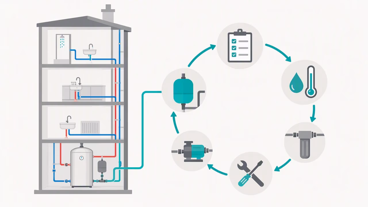 Water hygiene checks within property maintenance